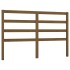 Cabecero de cama madera maciza de pino marrón miel 166x4x100