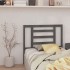 Cabecero de cama madera maciza de pino gris 106x4x100