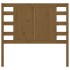 Cabecero madera maciza de pino marrón miel 81x4x100