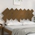 Cabecero de cama madera maciza pino marrón miel 151,5x3x81