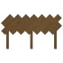 Cabecero de cama madera maciza pino marrón miel 151,5x3x81