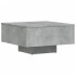 Mesa de centro madera de ingeniería gris hormigón 60x60x31,5