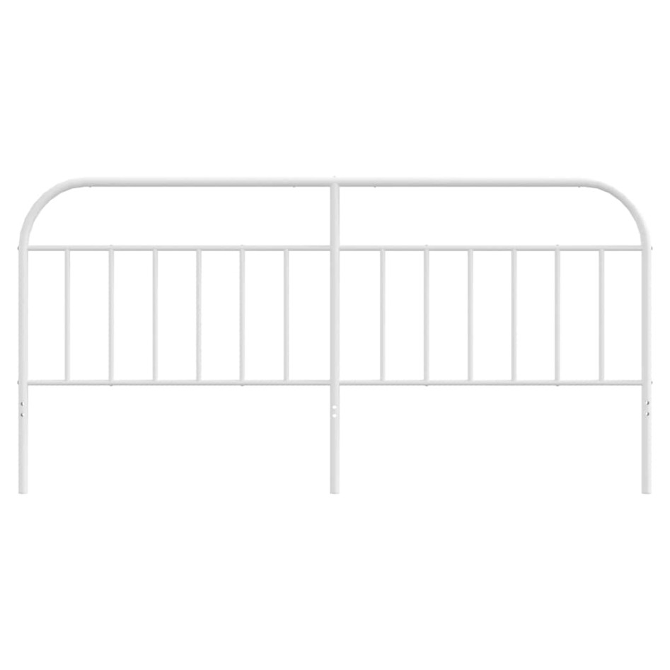 Cabecero de metal blanco 193