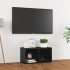 Mueble para TV madera contrachapada gris brillo 72x35x36,5