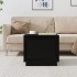Mesa de centro madera contrachapada negra 51x50x44