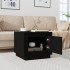 Mesa de centro madera contrachapada negra 51x50x44