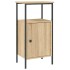 Mesita de noche madera de ingeniería roble Sonoma 41x31x80