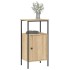Mesita de noche madera de ingeniería roble Sonoma 41x31x80