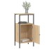 Mesita de noche madera de ingeniería roble Sonoma 41x31x80