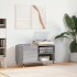 Mueble de discos madera de ingeniería gris Sonoma 85x38x48