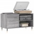 Mueble de discos madera de ingeniería gris Sonoma 85x38x48