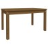 Mesa de jardín madera maciza pino marrón miel 82,5x50,5x45