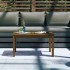 Mesa de jardín madera maciza pino marrón miel 82,5x50,5x45