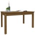 Mesa de jardín madera maciza pino marrón miel 82,5x50,5x45