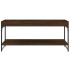 Mesa de centro madera de ingeniería marrón roble 100x49x45