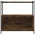 Estantería hierro madera ingeniería roble ahumado 80x30x78,5