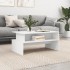 Mesa de centro madera de ingeniería blanco 90x55x42,5