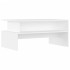 Mesa de centro madera de ingeniería blanco 90x55x42,5