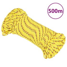 Cuerda de barco polipropileno amarillo 4 mm 500