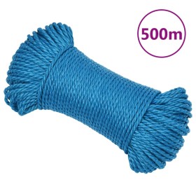 Cuerda de trabajo polipropileno azul 3 mm 500