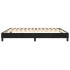 Estructura de cama box spring terciopelo negro 180x200