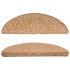 Alfombrillas de escalera 10 unidades beige 56x17x3