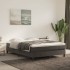 Estructura de cama box spring terciopelo gris oscuro 140x200