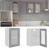 Armario colgante madera de ingeniería gris Sonoma 40x31x60