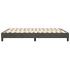Estructura de cama box spring terciopelo gris oscuro 140x200