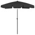 Sombrilla de playa negro 180x120