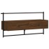 Mueble TV de pared madera ingeniería marrón roble