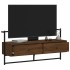 Mueble TV de pared madera ingeniería marrón roble