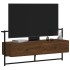 Mueble TV de pared madera ingeniería marrón roble