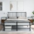 Mesitas de noche de pared 2 unidades roble ahumado 35x30x51