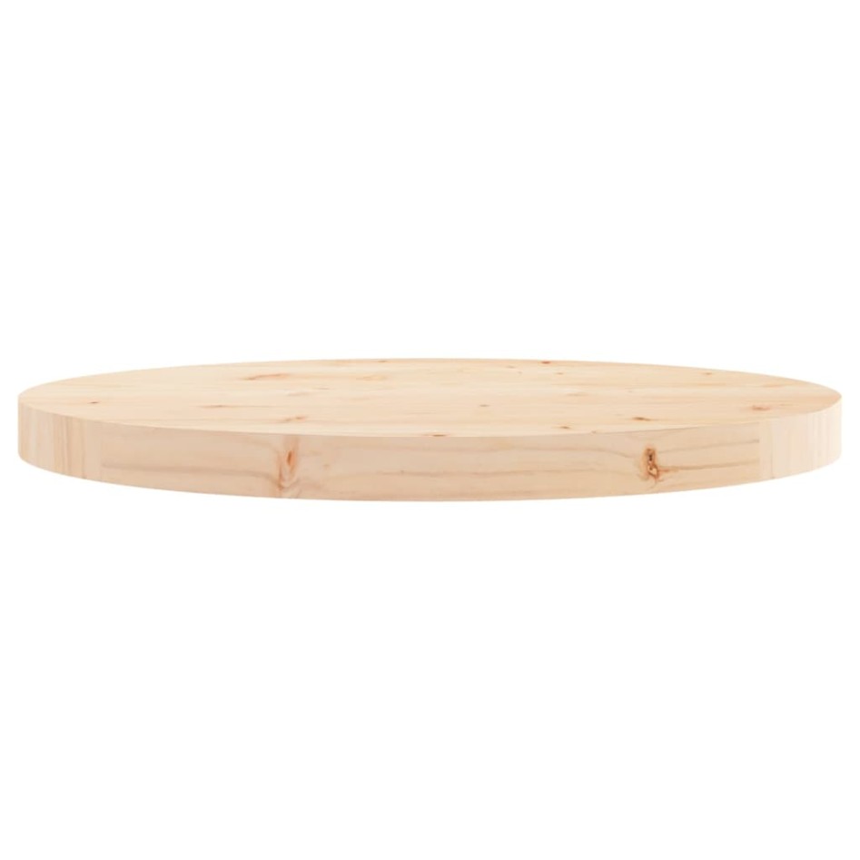 Tablero de mesa redondo madera maciza de pino Ø50x3