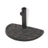 Base de sombrilla de resina medio círculo bronce 9