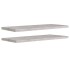 Estantes flotantes pared 2 uds gris hormigón MDF 90x23,5x3,8