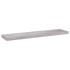 Estantes flotantes pared 2 uds gris hormigón MDF 90x23,5x3,8