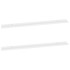 Estantes de pared 2 unidades blanco 115x9x3
