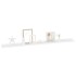 Estantes de pared 2 unidades blanco 115x9x3