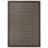 Alfombra de exterior de tejido plano marrón oscuro 140x200