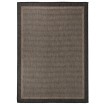 Alfombra de exterior de tejido plano marrón oscuro 140x200 cm