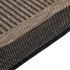 Alfombra de exterior de tejido plano marrón oscuro 140x200