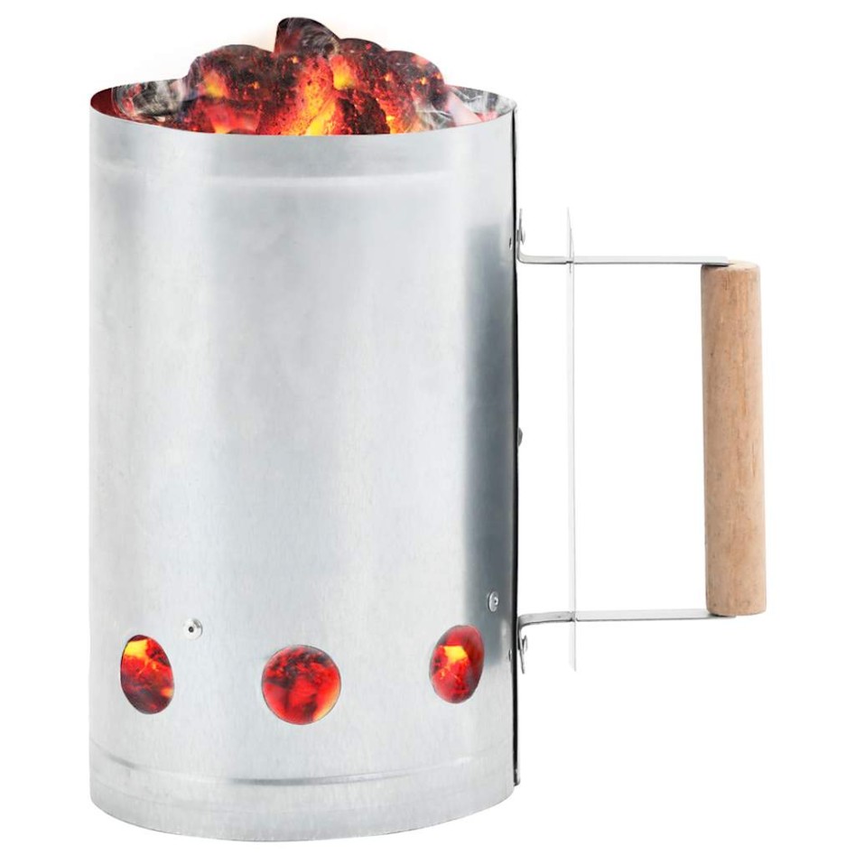 Encendedor de barbacoa de carbón de acero