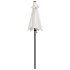 Sombrilla de aluminio blanco arena 200x224
