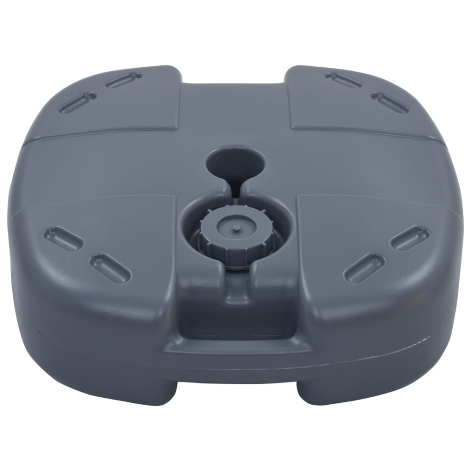 Base de sombrilla portátil rellenable con arena/agua