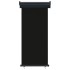 Toldo lateral de balcón negro 85x250