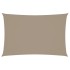 Toldo de vela rectangular tela Oxford gris taupe 2x4