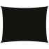 Toldo de vela rectangular tela Oxford negro 2x3,5