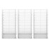 Cestas de muro de gaviones alambre galvanizado 25x25x50cm 3